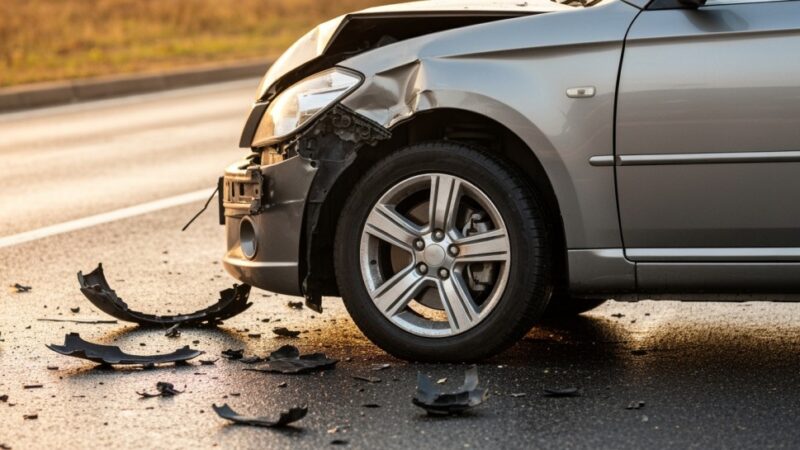 Kierowca w opałach: wypadek z pasażerem w bagażniku!