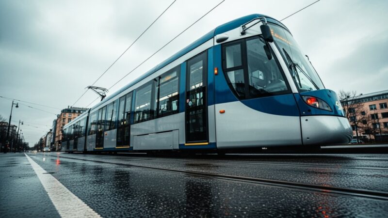 Nowoczesny tramwaj PESA 146N Twist przybył do Wrocławia i czeka na testy