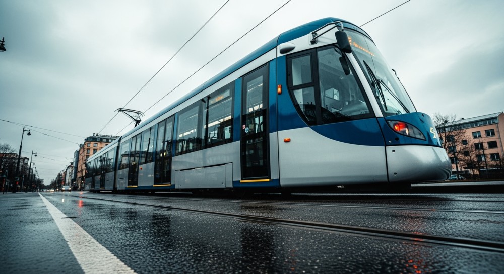 Nowoczesny tramwaj PESA 146N Twist przybył do Wrocławia i czeka na testy