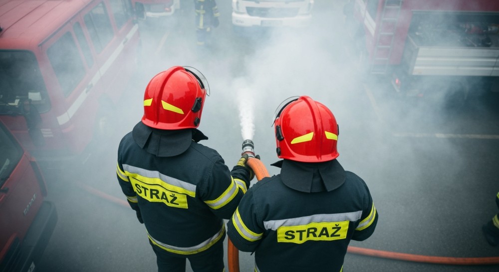 Groźny pożar w pustostanie we Wrocławiu: strażacy w akcji!