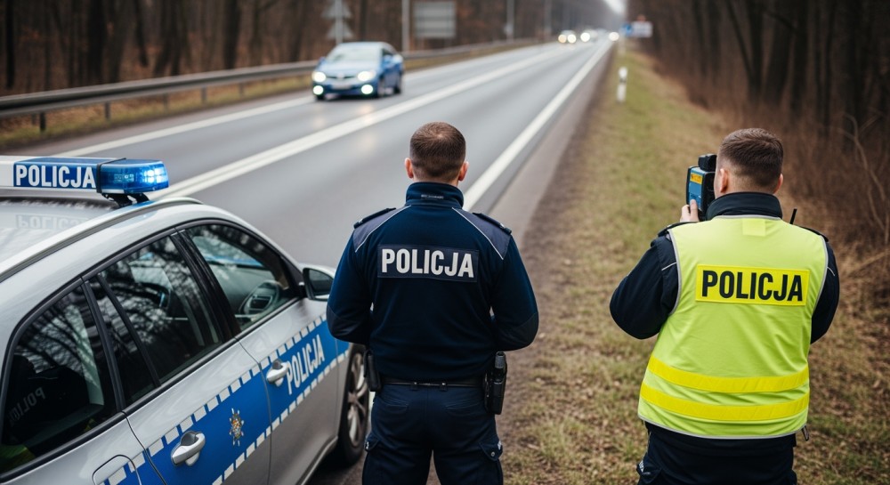 Kierowca stracił prawo jazdy za przekroczenie prędkości o 50 km/h