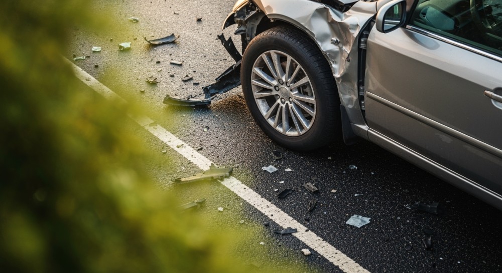 Wypadek na skrzyżowaniu Bardzkiej i Armii Krajowej: Ranni, sprawca zbiegł z miejsca zdarzenia