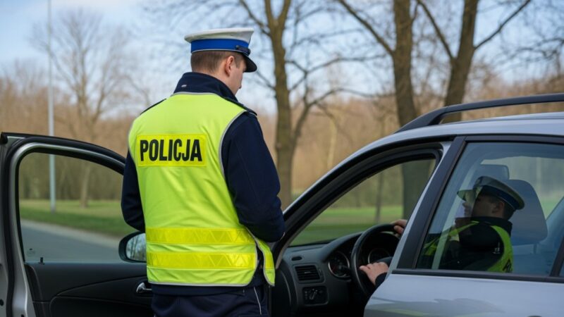 Nocna jazda bez uprawnień: 18-latek z 2 promilami w Lubinie!