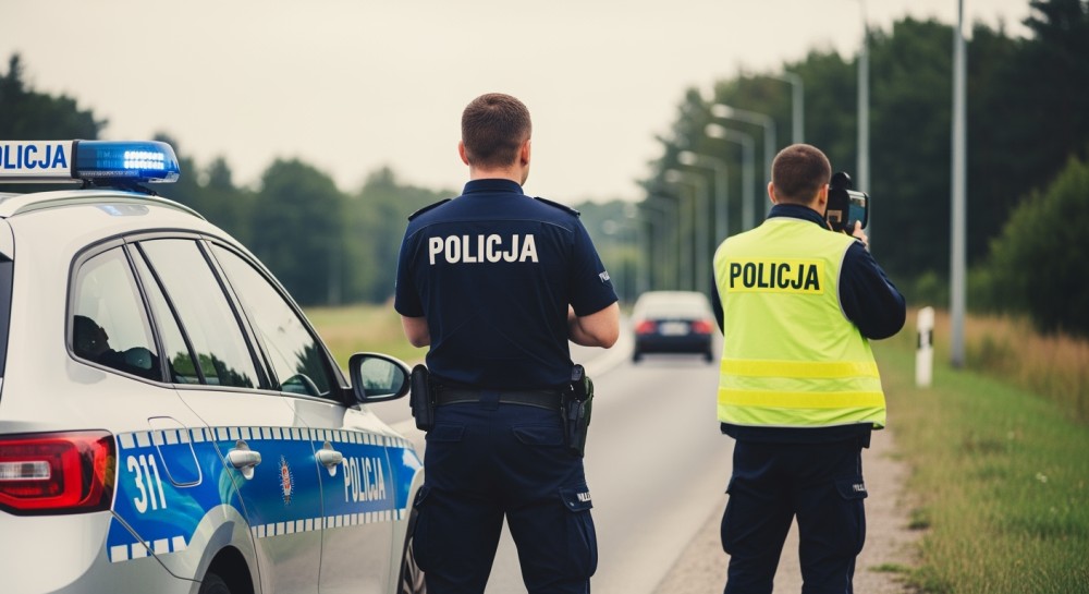 Narkotykowy rajd przez trzy powiaty zakończony brutalnym zatrzymaniem kierowcy