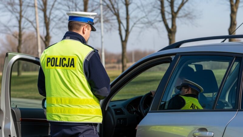 Policyjne działania z wykorzystaniem drona oraz wideorejestratora na terenie powiatu górowskiego