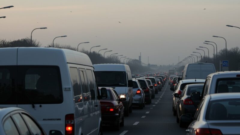 Kolizja na AOW: Utrudnienia w ruchu po zderzeniu ciężarówki z osobówką
