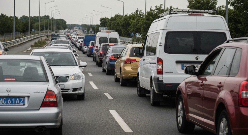 Motocykl w zderzeniu z taksówką: poranny wypadek wstrzymuje ruch na Nadodrzu