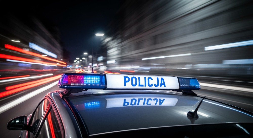 Policjanci z Dolnego Śląska odzyskali skradzionego mercedesa wart ponad 1 mln zł po pościgu autostradą