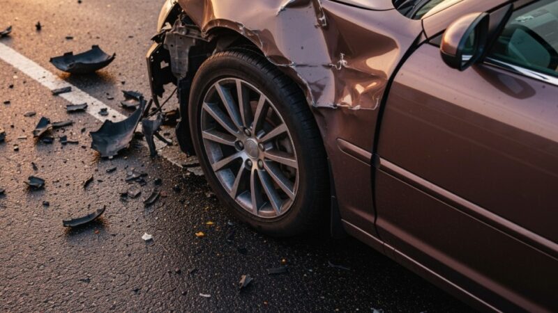 Utrudnienia na AOW zakończone po kolizji ciężarówek