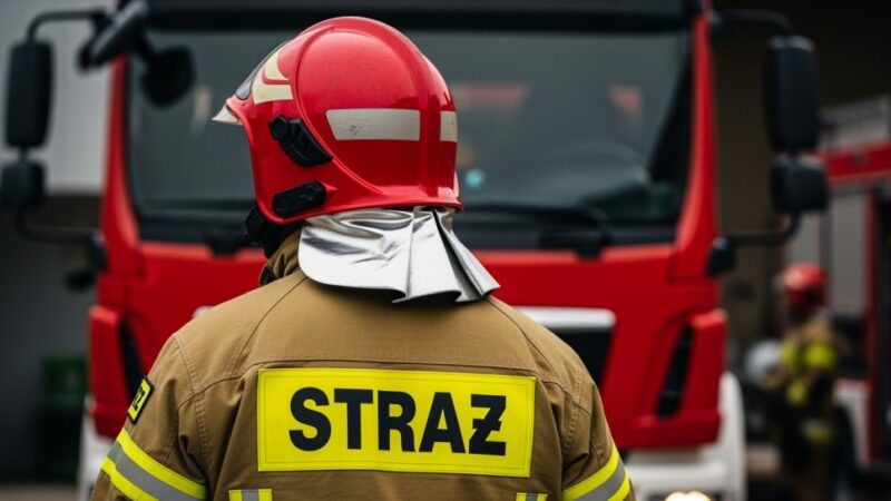 Pożar Peugeota na Szkockiej: Strażnicy w akcji!