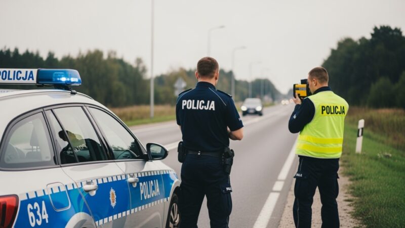 Bezpieczniej na Dolnym Śląsku: Policja ujawnia tysiące wykroczeń na drodze krajowej nr 35
