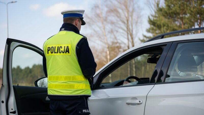 Nastolatek w ucieczce na crossie: emocjonujący pościg zakończony upadkiem