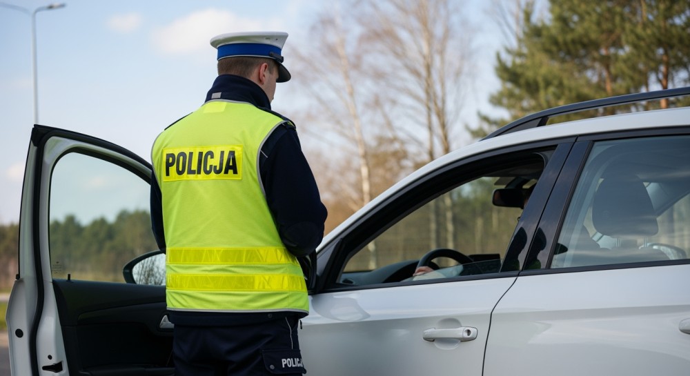 Nastolatek w ucieczce na crossie: emocjonujący pościg zakończony upadkiem
