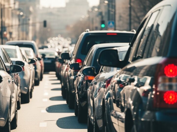 Zderzenie na A4: Utrudnienia w drodze na Wrocław po kolizji dwóch samochodów