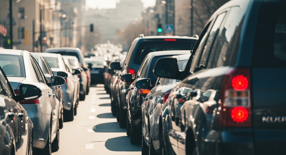 Zderzenie na A4: Utrudnienia w drodze na Wrocław po kolizji dwóch samochodów