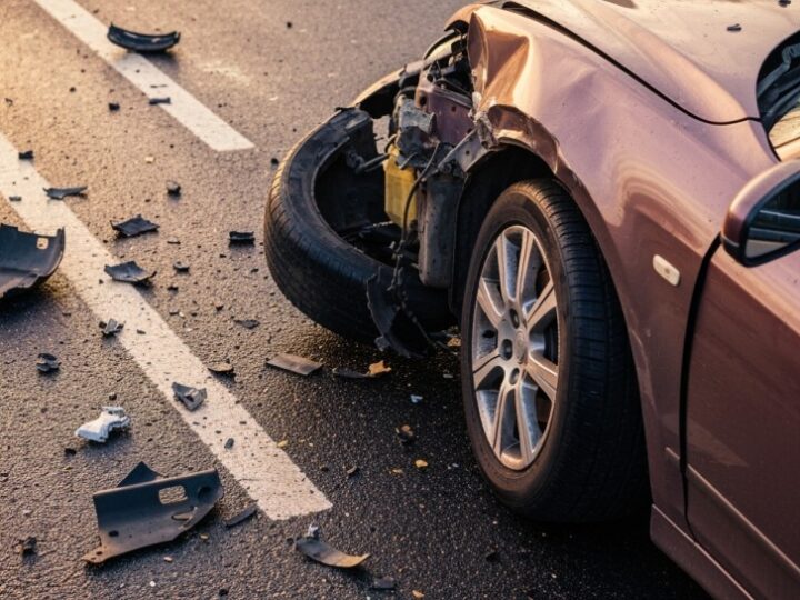 Kierująca uciekła po wypadku, ale policja szybko ją złapała