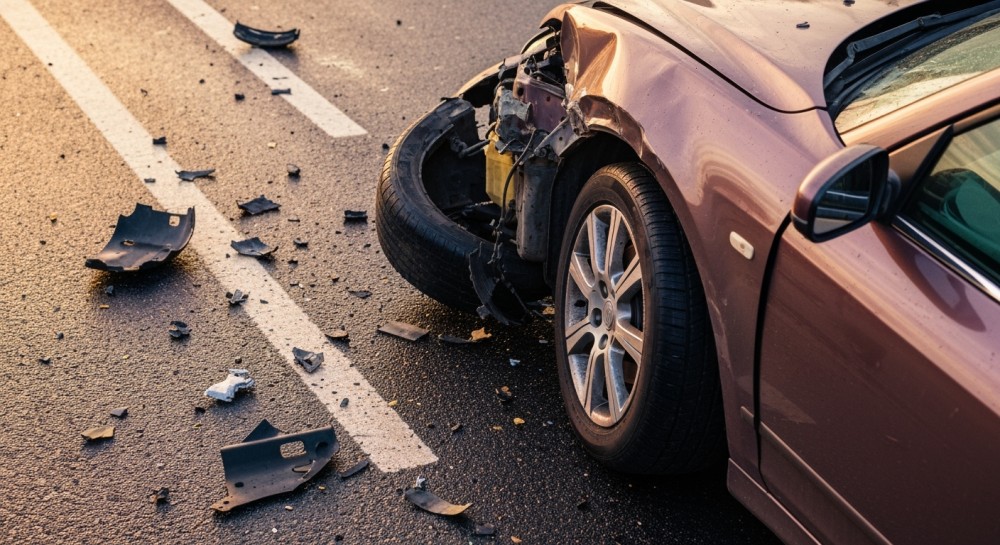 Kierująca uciekła po wypadku, ale policja szybko ją złapała