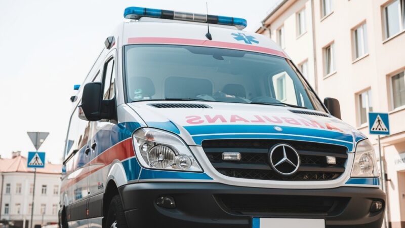 Seniorka uratowana dzięki błyskawicznej akcji policji po wpadnięciu do rowu