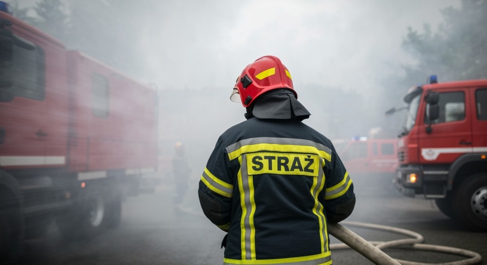 Czujka dymu ocaliła życie: Bohaterska reakcja sąsiadki w Mirkowie