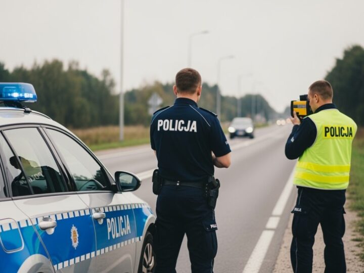 Brawurowy motocyklista na jednym kole ukarany przez policję
