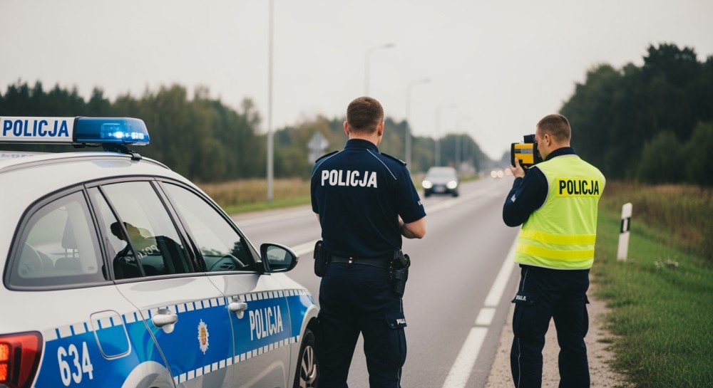 Brawurowy motocyklista na jednym kole ukarany przez policję