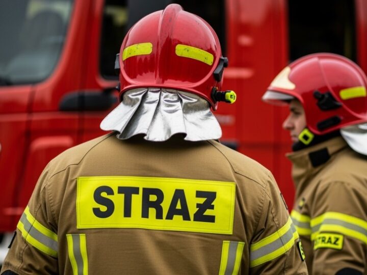 Symulacja pożaru w wrocławskich koszarach: wojsko i strażacy w akcji