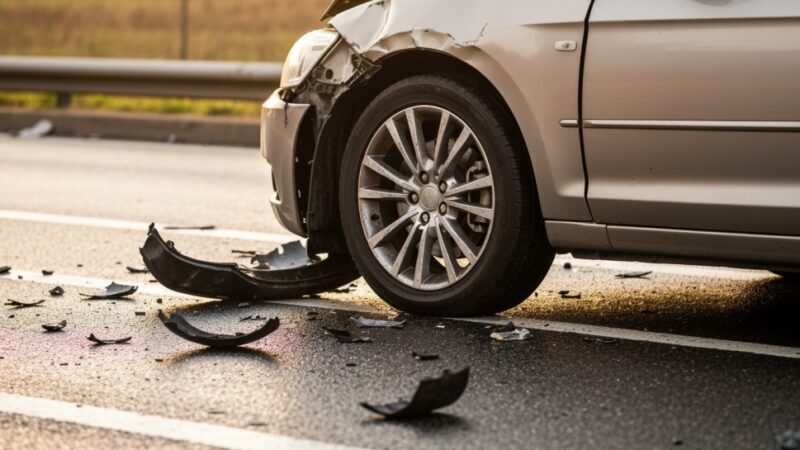 Poważny wypadek na A4: Korki i utrudnienia w drodze na długi weekend