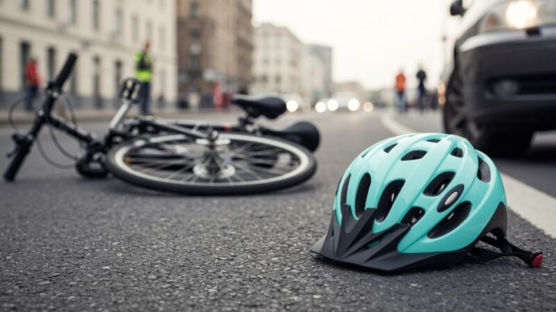 Wrocław: Policja apeluje o pomoc w sprawie potrącenia kobiety przez rowerzystę