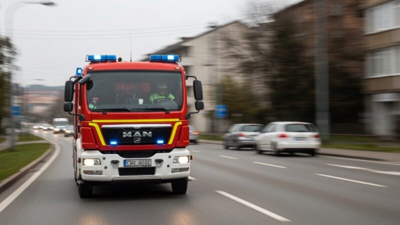 Bohaterski strażak uratował sąsiednie budynki przed pożarem!
