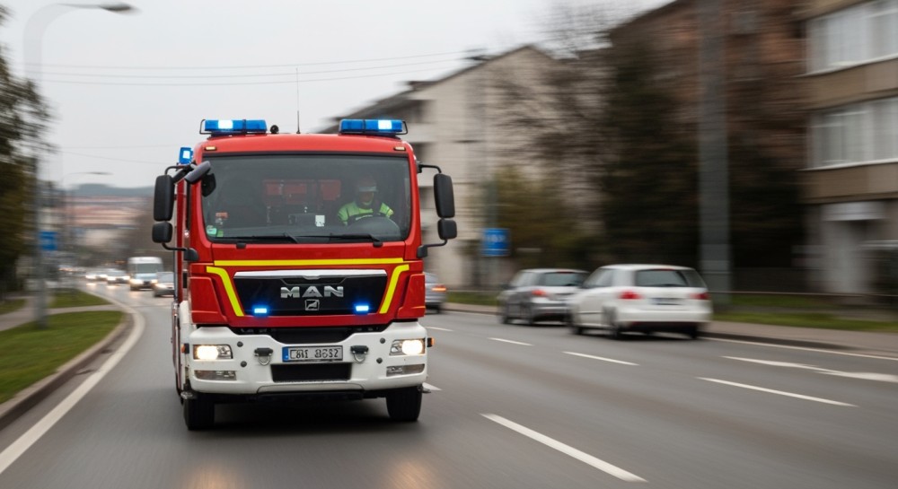 Bohaterski strażak uratował sąsiednie budynki przed pożarem!