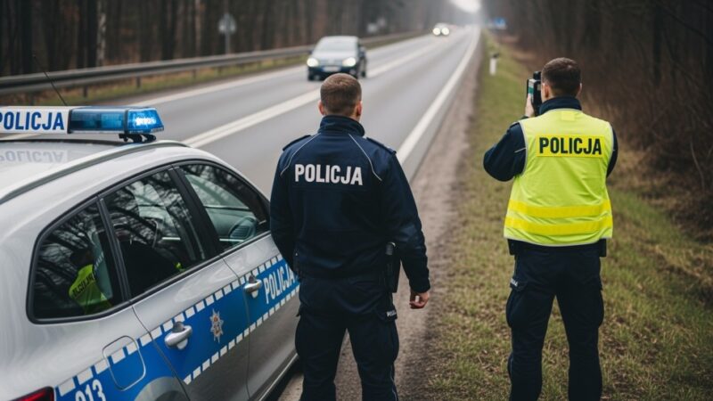 Alkohol i narkotyki za kółkiem: Policja zatrzymuje niebezpiecznego kierowcę w Chocianowie