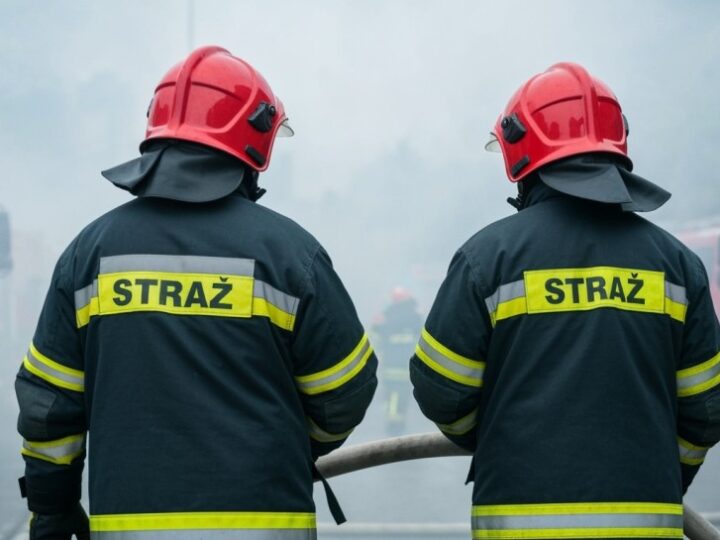 Pożar na AOW: Utrudnienia w ruchu i długie korki!