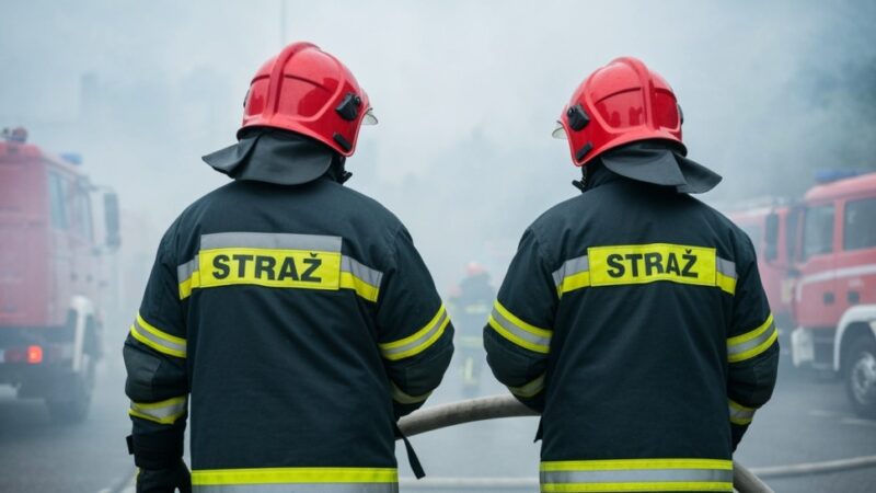 Pożar na AOW: Utrudnienia w ruchu i długie korki!