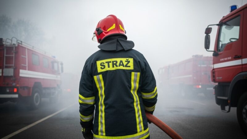 Sierżant po służbie: bohater ratuje seniora z płonącego mieszkania