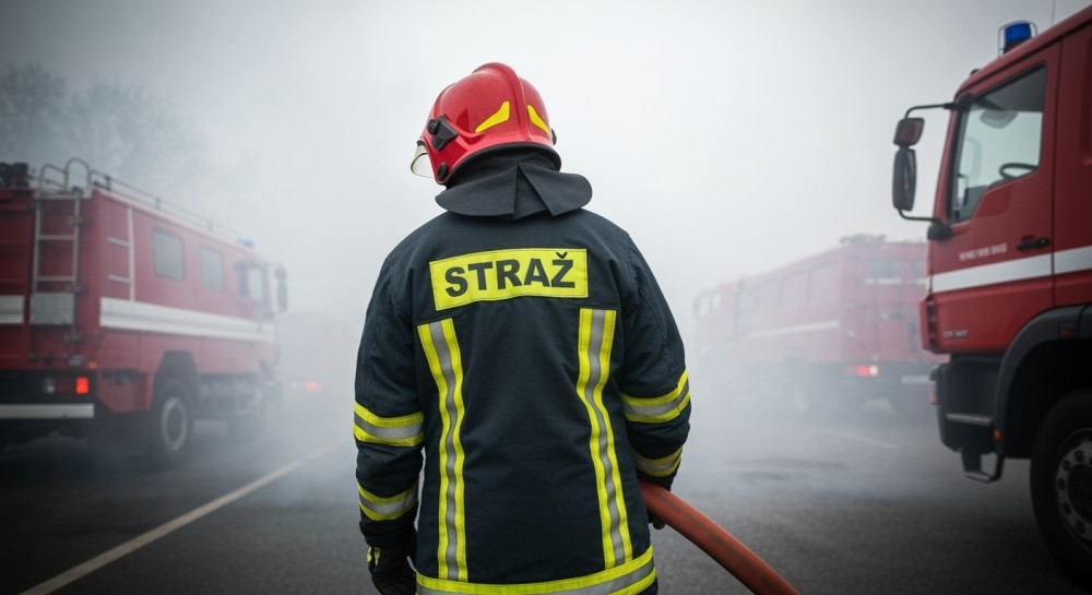 Sierżant po służbie: bohater ratuje seniora z płonącego mieszkania