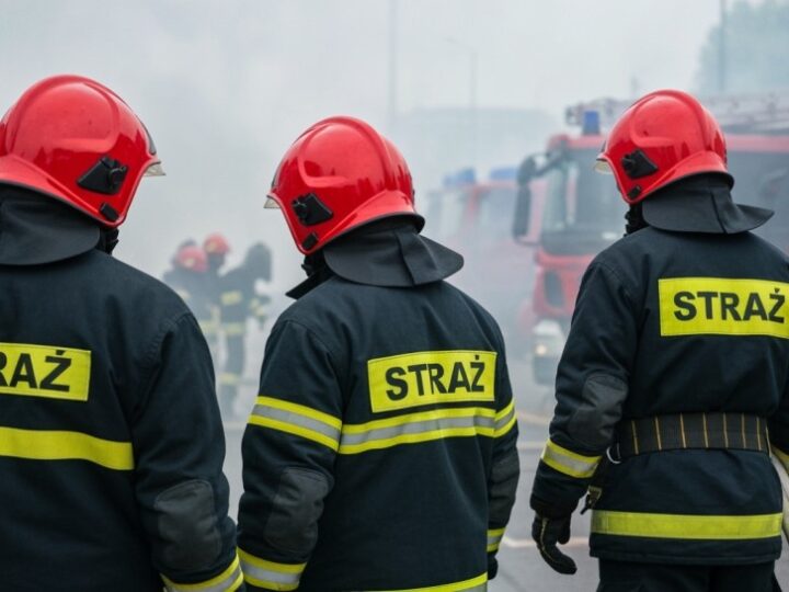 Ogień na parkingu: Strażak, który nie czeka na sygnał!