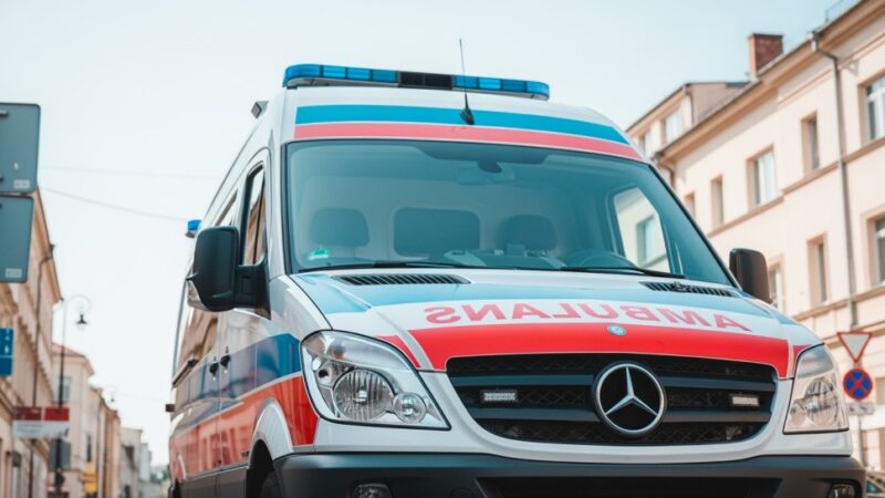 Policja ratuje życie mężczyzny uwięzionego w samochodzie dzięki błyskawicznej akcji