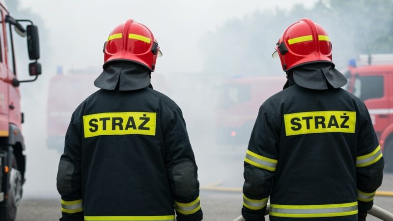 Wrocław: Policja w akcji ratunkowej – ewakuacja mieszkańców z płonącego budynku!