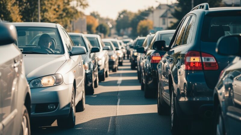 Trzy samochody zderzyły się na A4 – poważne utrudnienia w drodze do Wrocławia!