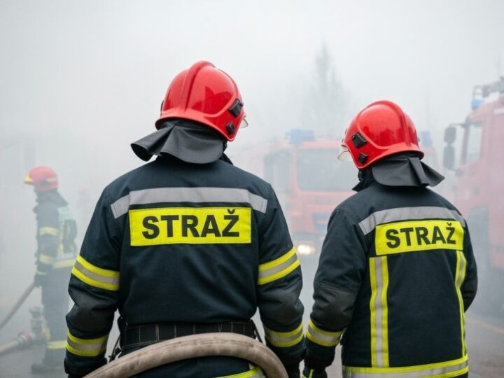 Pożar na Nowym Dworze: Służby zakończyły akcję, trwa oddymianie budynku