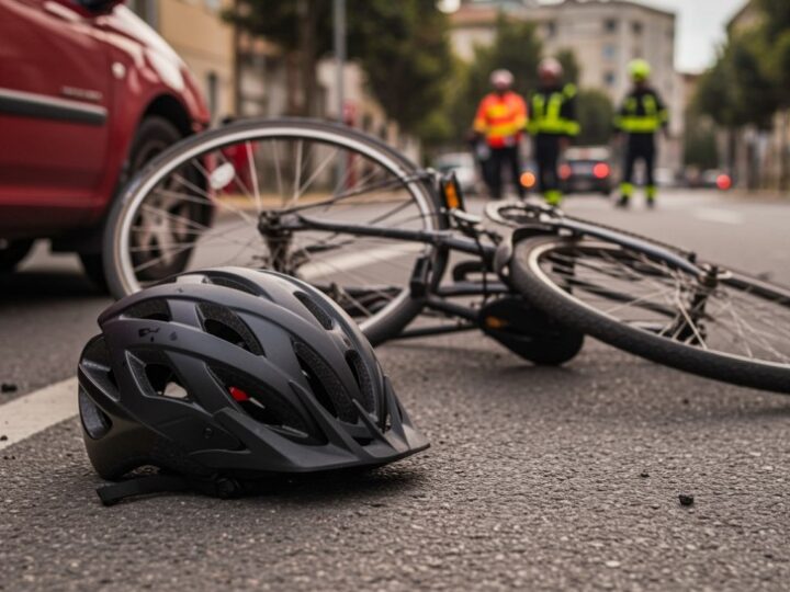 Wypadek rowerzysty wstrzymuje ruch tramwajowy w centrum miasta
