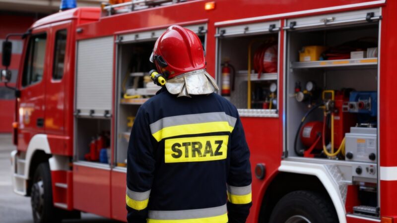 Strażacy doskonalą techniki ratownictwa w wysokich budynkach we Wrocławiu
