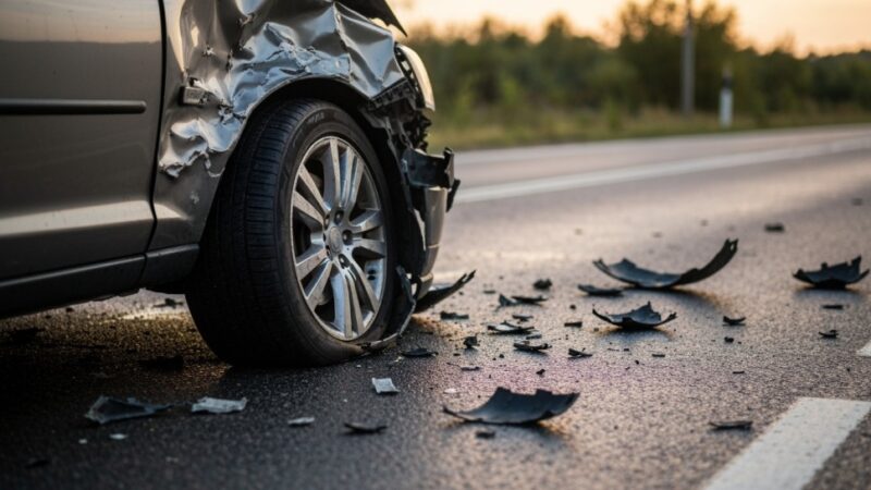 Poważny wypadek na A8: Cztery auta w kolizji, ruch zablokowany!
