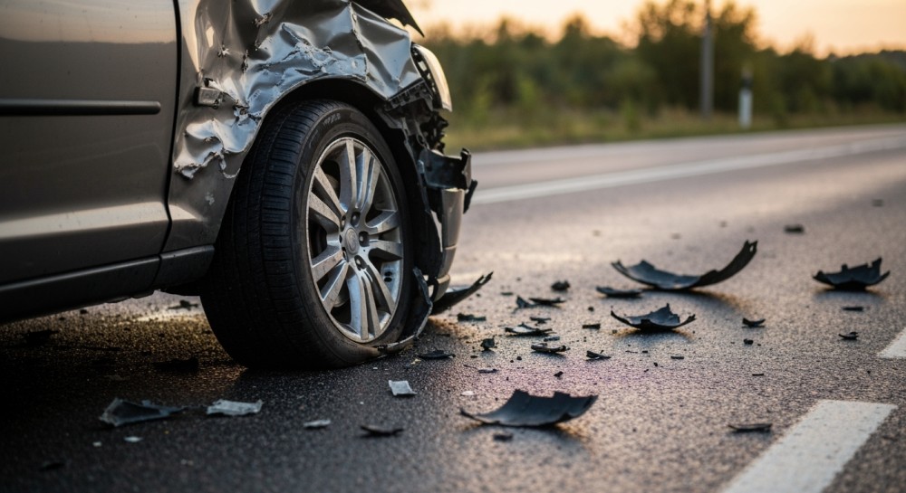 Poważny wypadek na A8: Cztery auta w kolizji, ruch zablokowany!