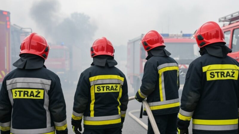 Podejrzany o pożar w Strzegomiu: 42-latek w rękach policji