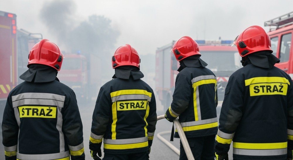 Podejrzany o pożar w Strzegomiu: 42-latek w rękach policji