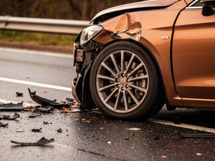 Trzy samochody zderzyły się na A4 w kierunku Wrocławia, ruch już wraca do normy
