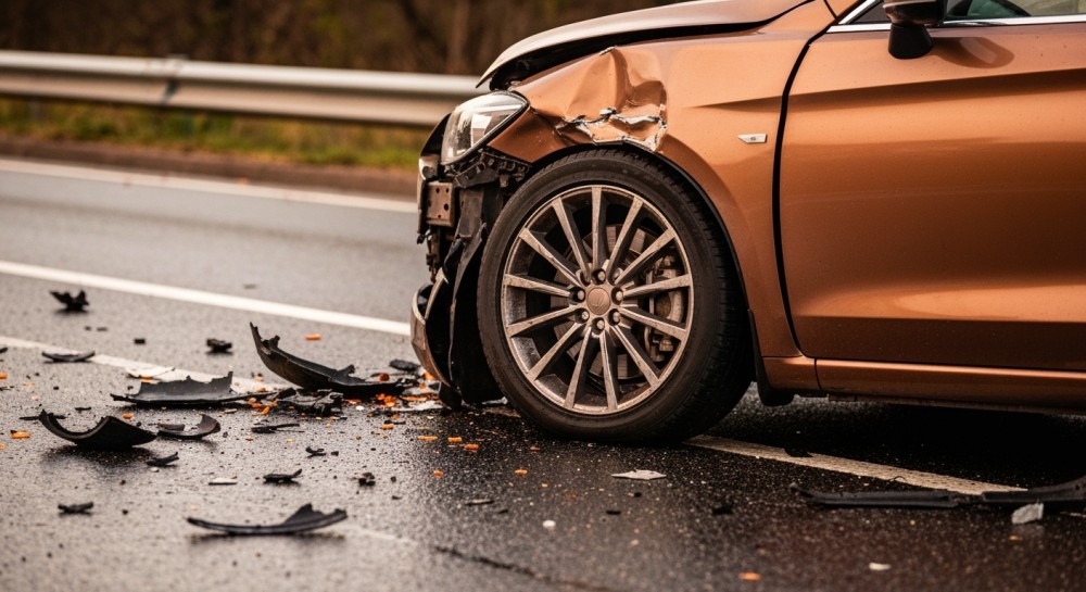 Trzy samochody zderzyły się na A4 w kierunku Wrocławia, ruch już wraca do normy