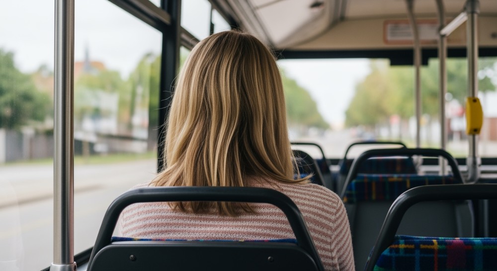 Mężczyzna bije szyby w autobusie po uwadze kierowcy!