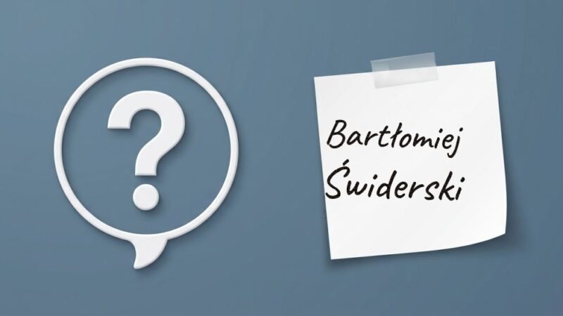 Bartłomiej Świderski – kariera i życie prywatne
